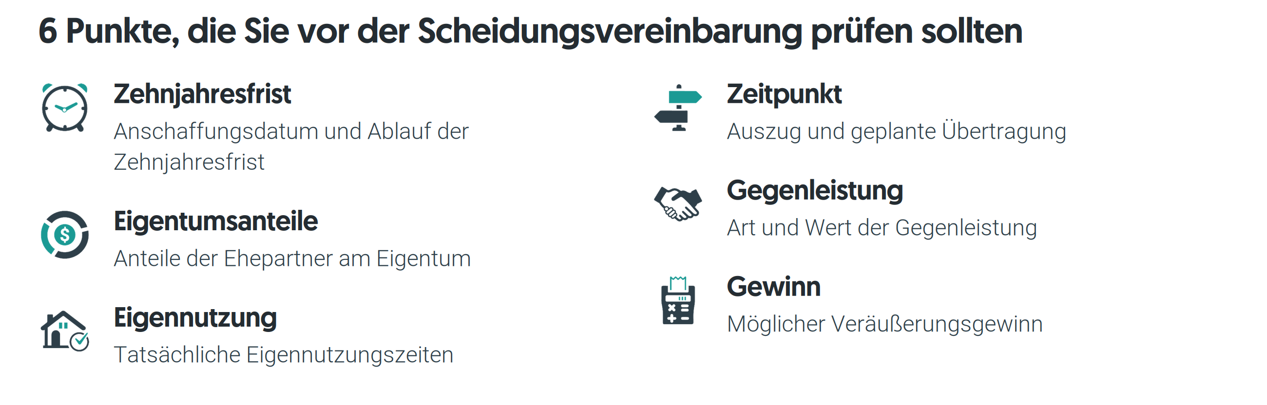 Immobilie bei Scheidung 2026